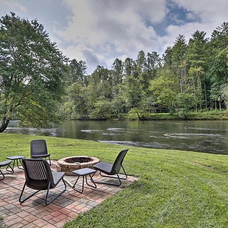 Rivers Edge - Ultimate Riverfront Getaway Hayesville Exteriér fotografie