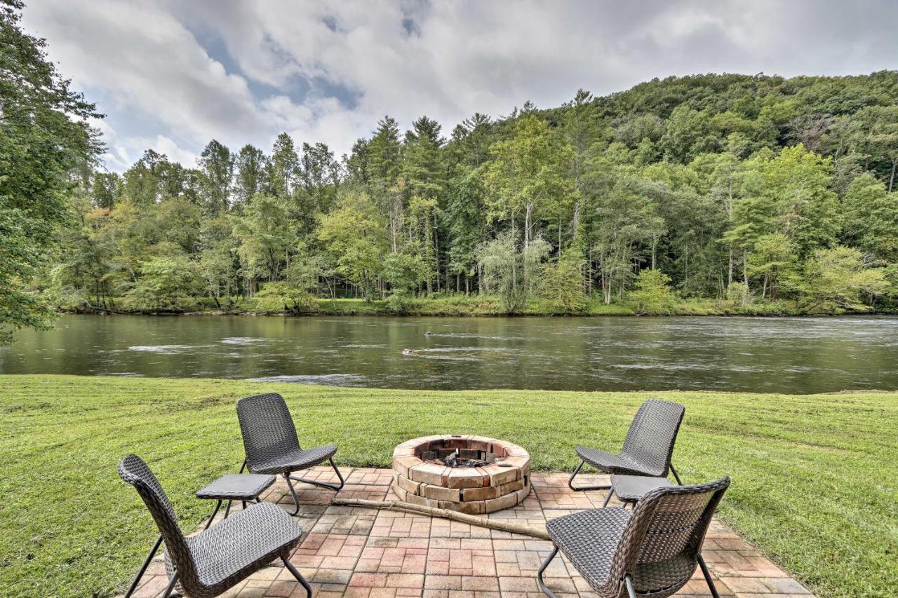 Rivers Edge - Ultimate Riverfront Getaway Hayesville Exteriér fotografie
