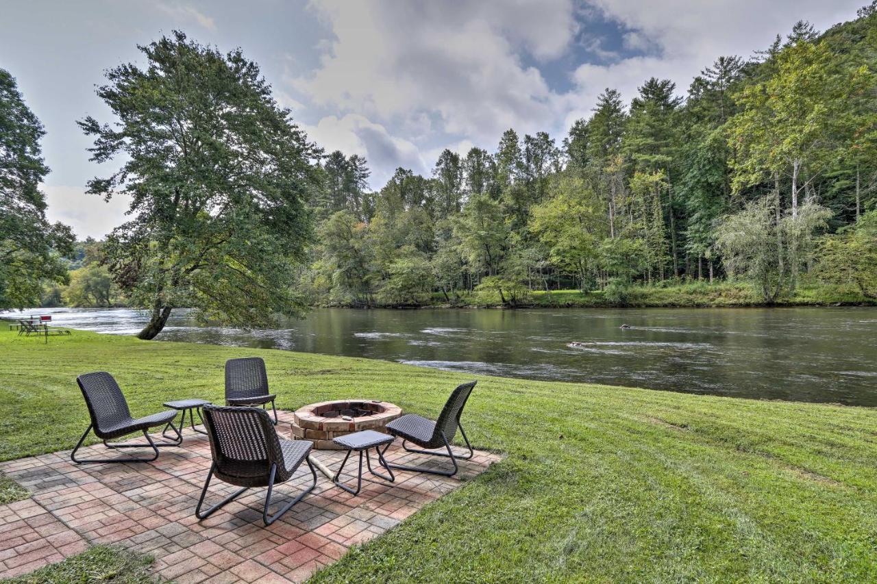 Rivers Edge - Ultimate Riverfront Getaway Hayesville Exteriér fotografie