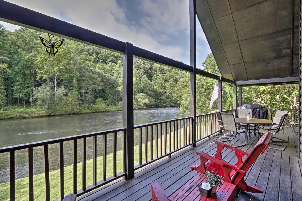 Rivers Edge - Ultimate Riverfront Getaway Hayesville Exteriér fotografie