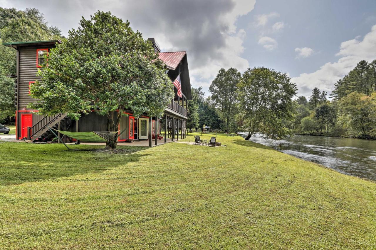 Rivers Edge - Ultimate Riverfront Getaway Hayesville Exteriér fotografie